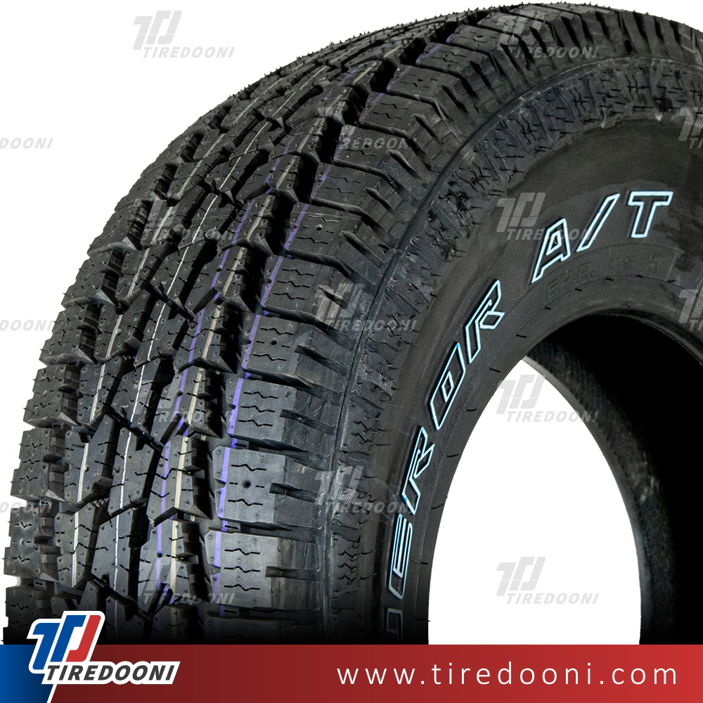 لاستیک خودرو نانکنگ سایز 31/10.5R15 مدل گل AT5